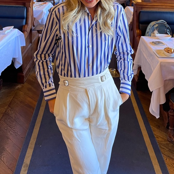 Ralph Lauren Purple Label Pants - ❌SOLD❌ RALPH LAUREN PURPLE LABEL VIOLA HIGH WAISTED TAILORED TROUSERS